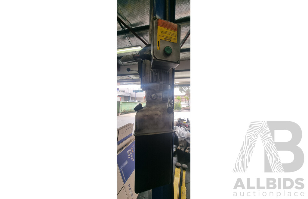 Rotary Lift, Two-Post 4500KG Asymmetric Car Hoist with Attached Height Extension Piece