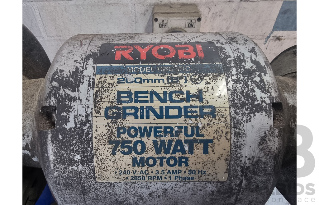 Ryobi, Pedestal Mounted Bench Grinder