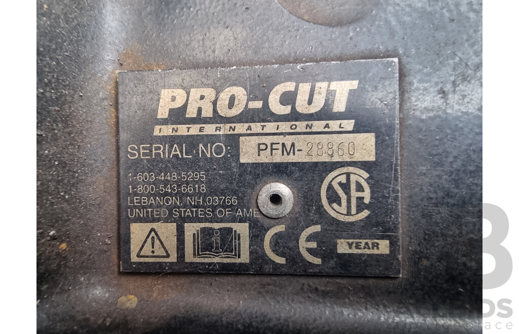 2003 Circa, Pro Cut Industrial Brake Lathe