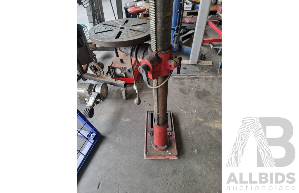 Fisher Discount Pedestal Mounted Drill Press