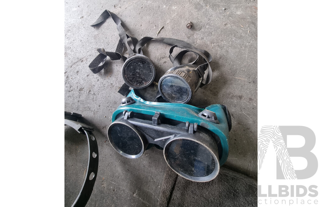 Assorted Job Lot - Portable Oxy/Acetylene Trolley with Attachments ETC