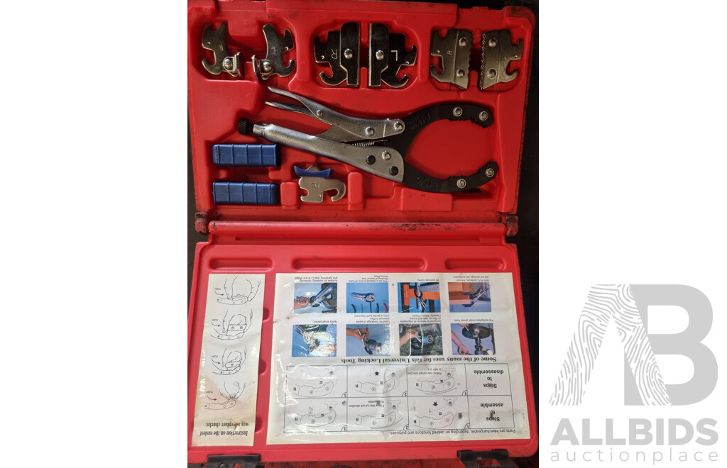 Quantity of 4 Assorted Toolboxes ETC