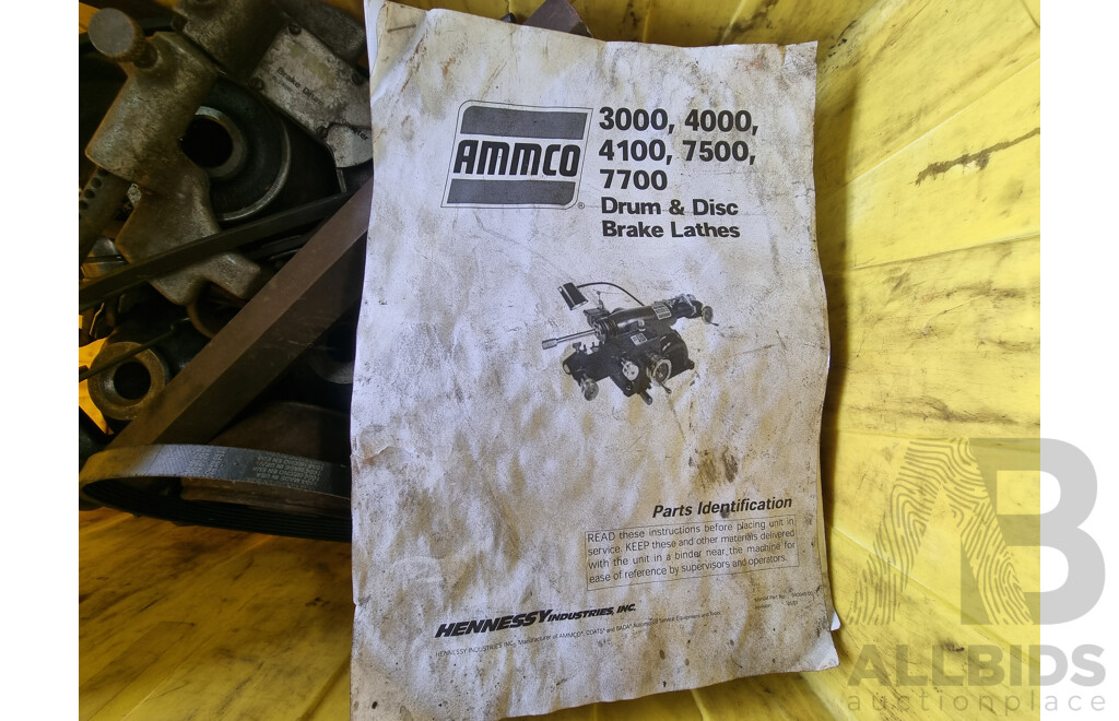 Ammco Brake Lathe & Accessories