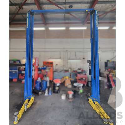 Rotary Lift, Two-Post 4500KG Asymmetric Car Hoist with Attached Height Extension Piece