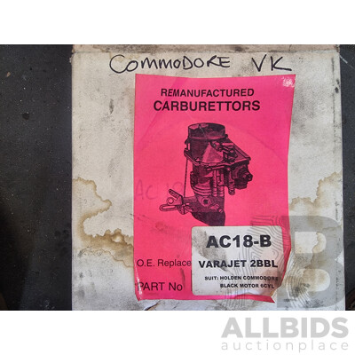 Carby to Suit 6 Cylinder Black Motor Commodore VK