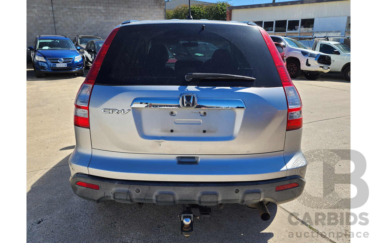 9/2007 Honda CRV (4x4) Luxury MY07 4d Wagon Silver 2.4L