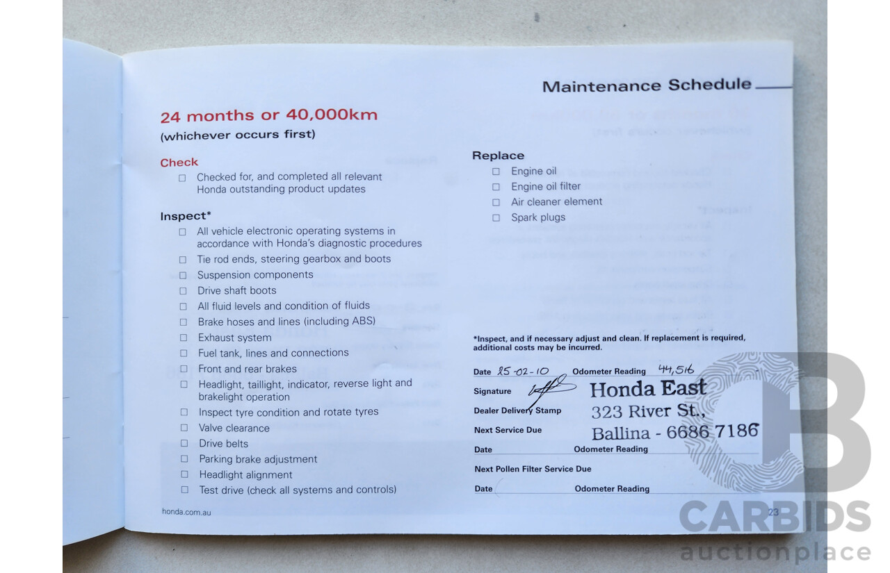 9/2007 Honda CRV (4x4) Luxury MY07 4d Wagon Silver 2.4L