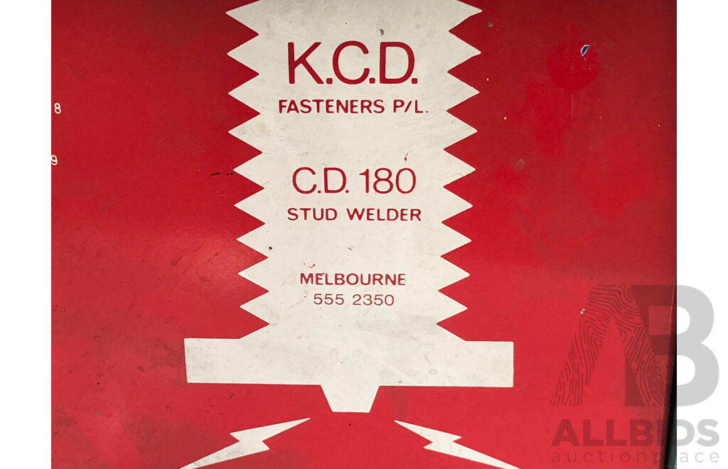 KCD Fasteners C.D 180 Stud Welder