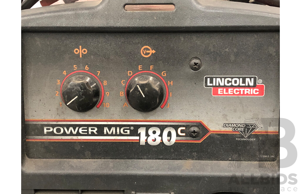 Lincoln Electric Power Mig 180c Mig Welder