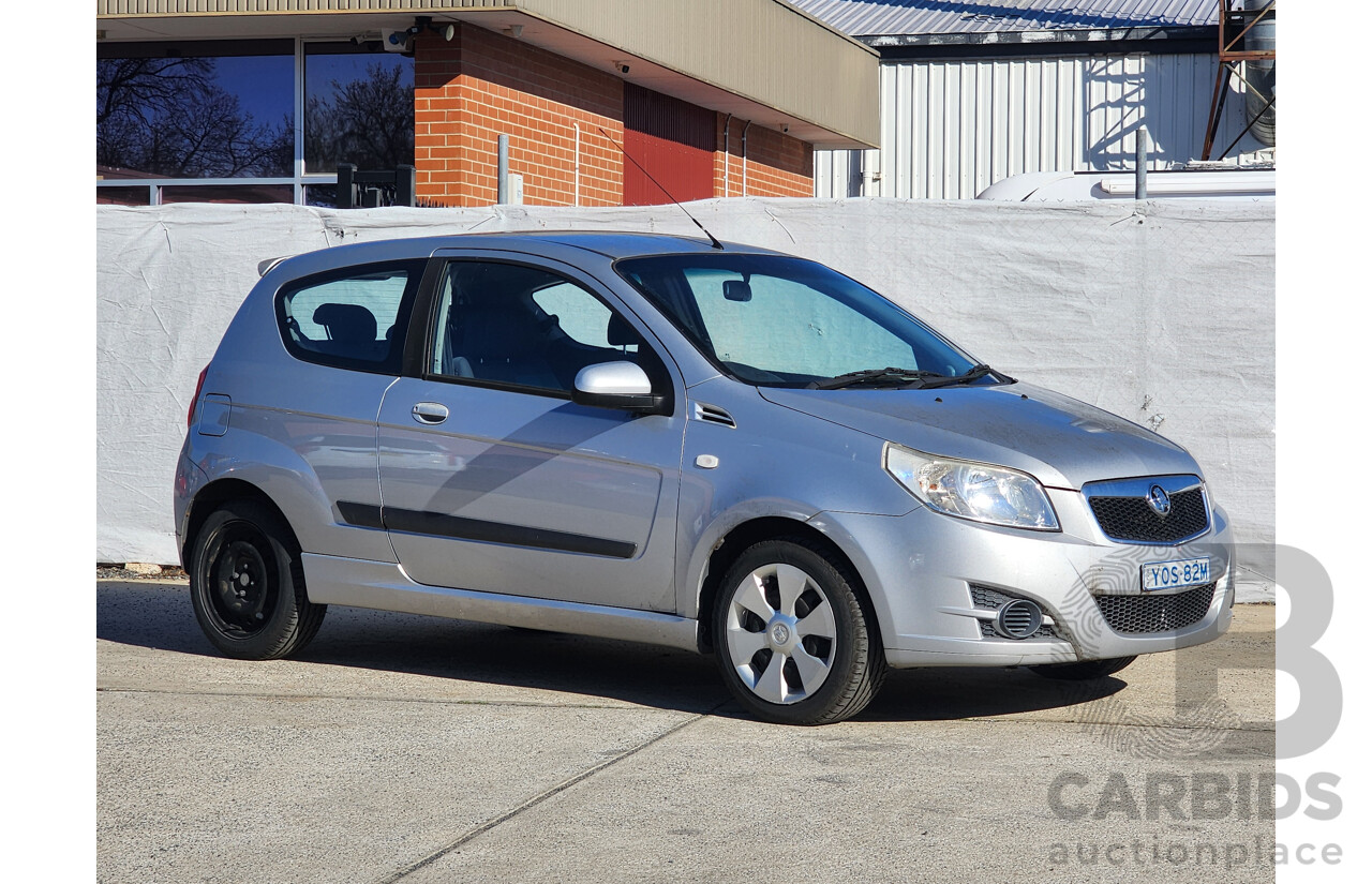 10/2009 Holden Barina  TK MY09 3d Hatchback Silver 1.6L