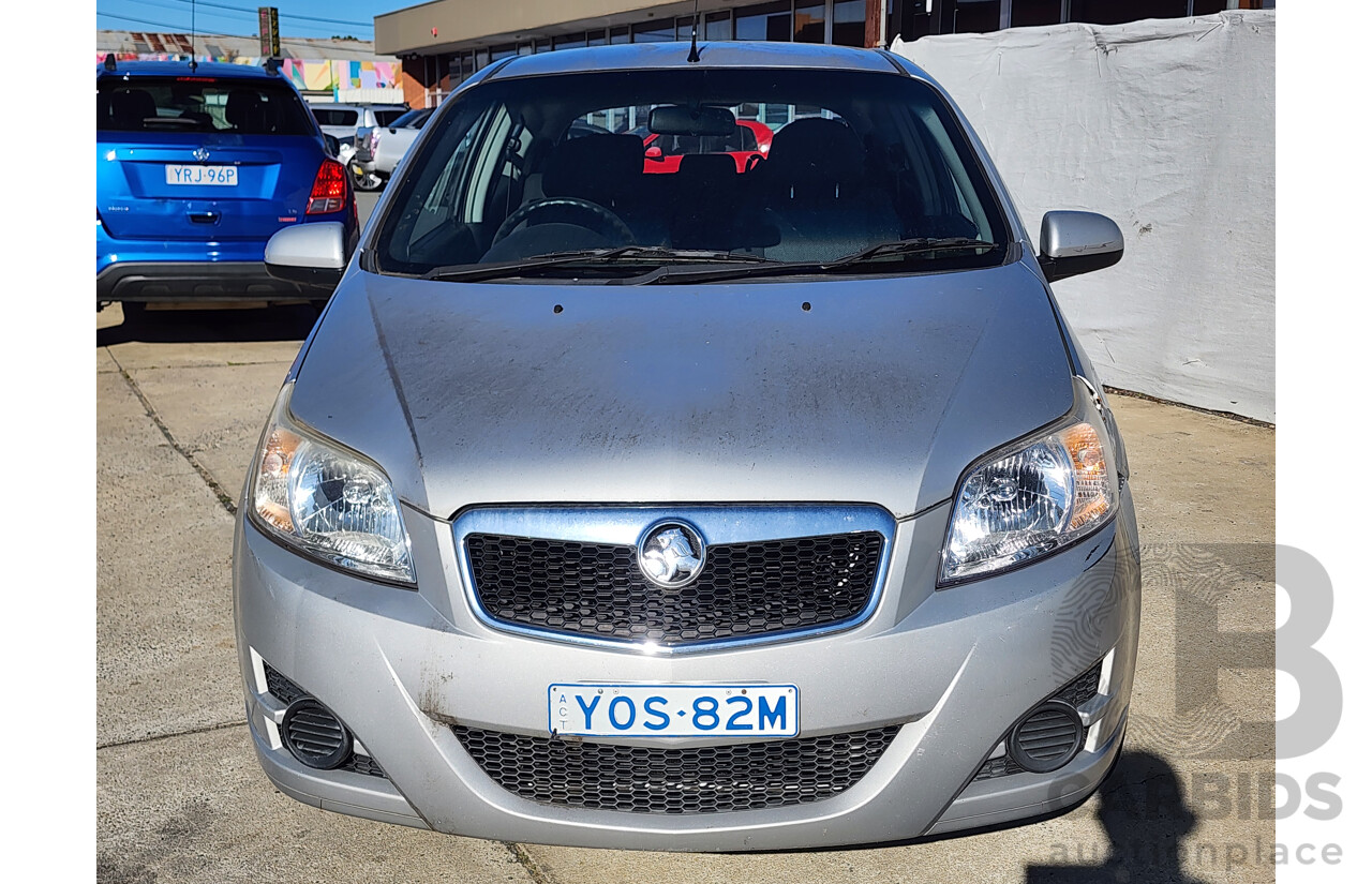 10/2009 Holden Barina  TK MY09 3d Hatchback Silver 1.6L