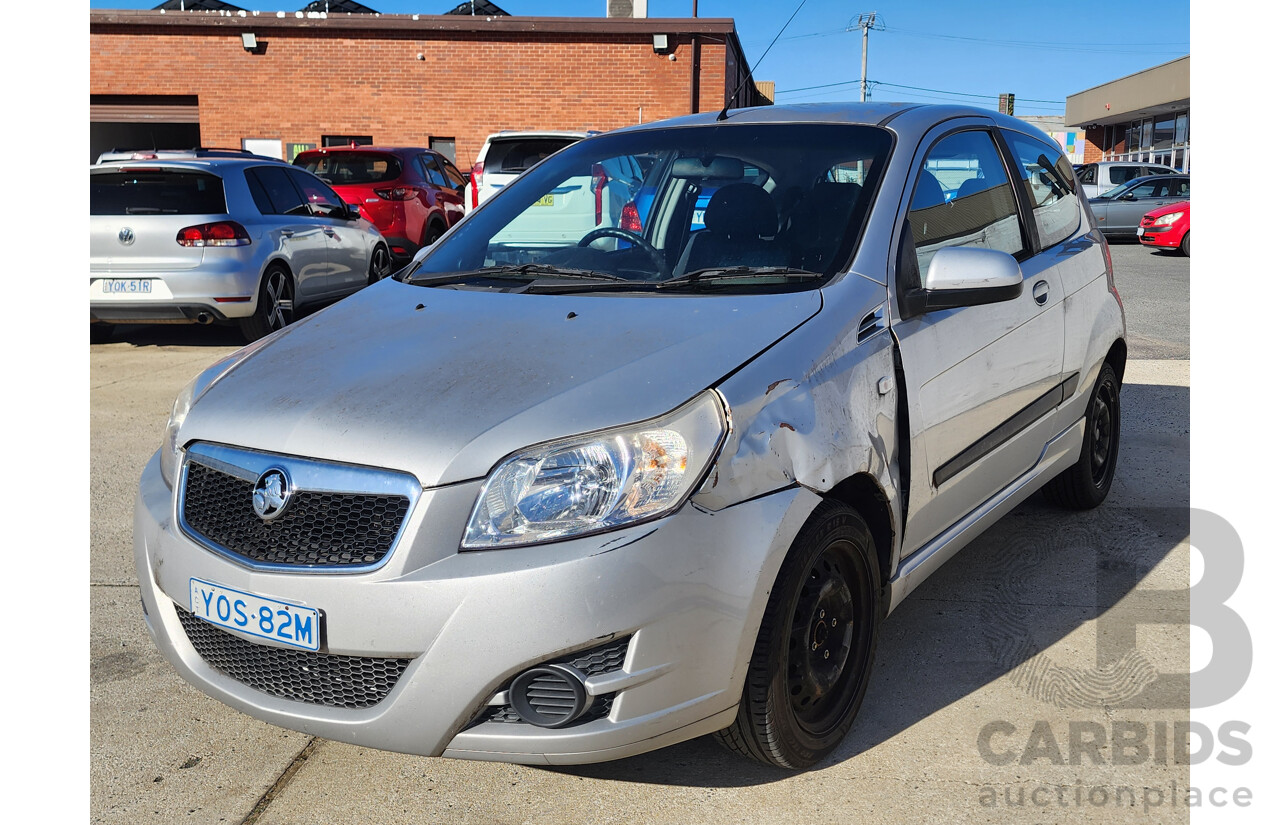 10/2009 Holden Barina  TK MY09 3d Hatchback Silver 1.6L