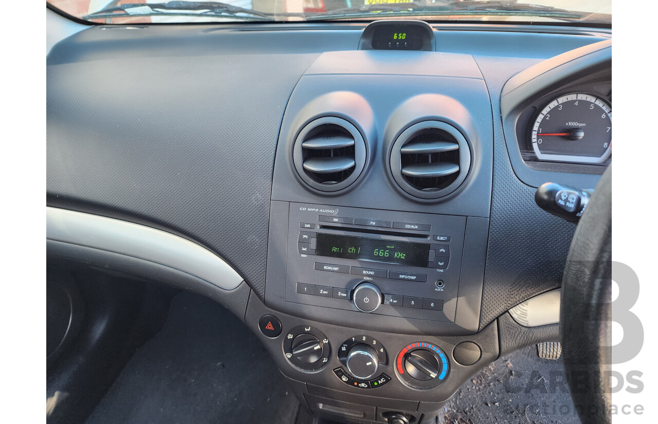 10/2009 Holden Barina  TK MY09 3d Hatchback Silver 1.6L