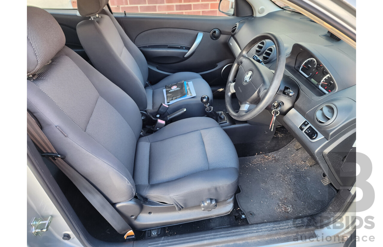 10/2009 Holden Barina  TK MY09 3d Hatchback Silver 1.6L