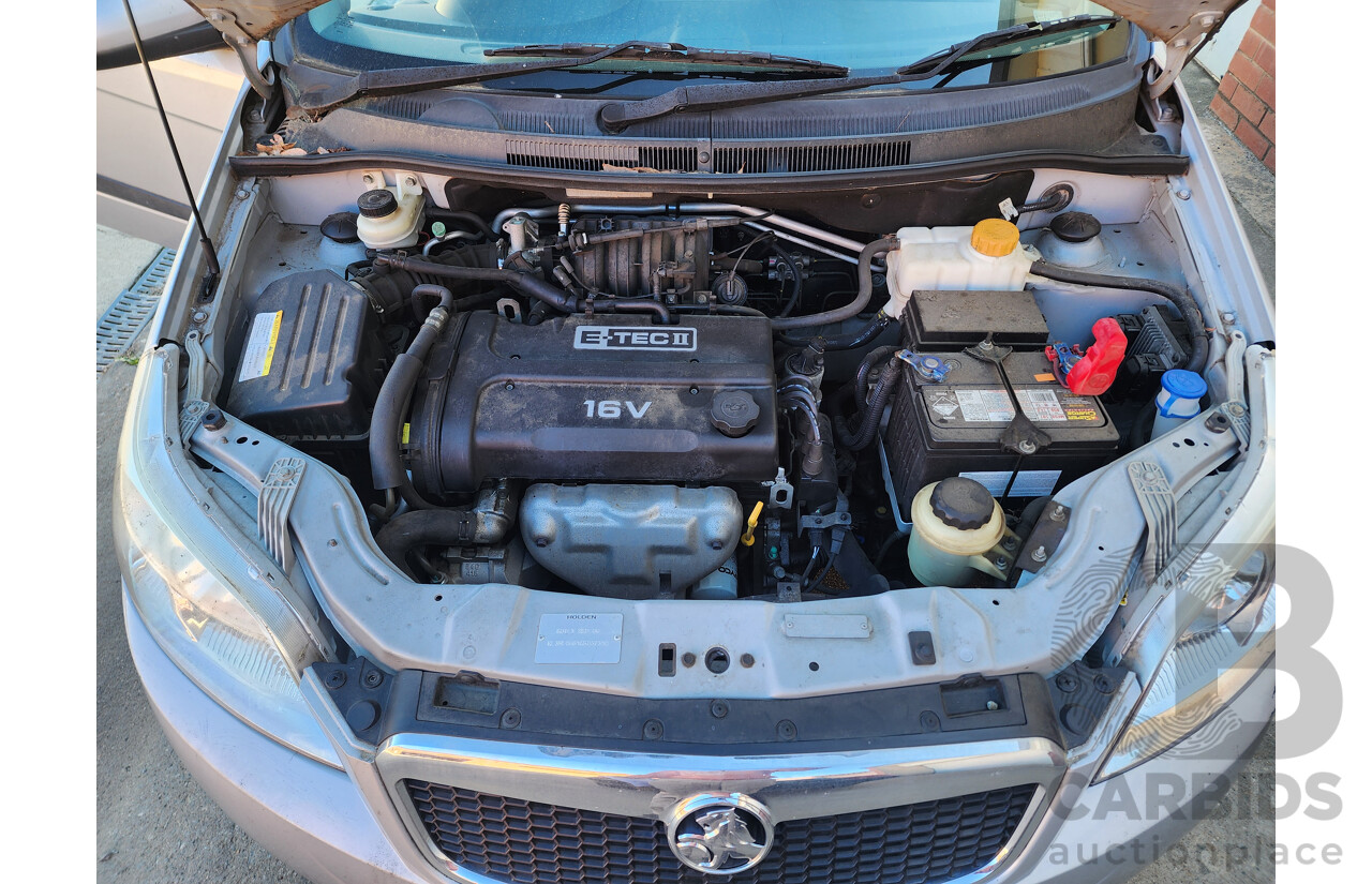 10/2009 Holden Barina  TK MY09 3d Hatchback Silver 1.6L