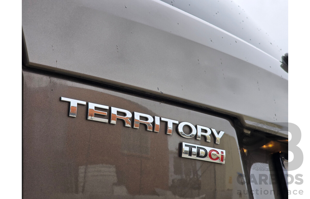 10/2012 Ford Territory Titanium SZ 4d Wagon Havana Brown Metallic Turbo Diesel 2.7L - 7 Seater