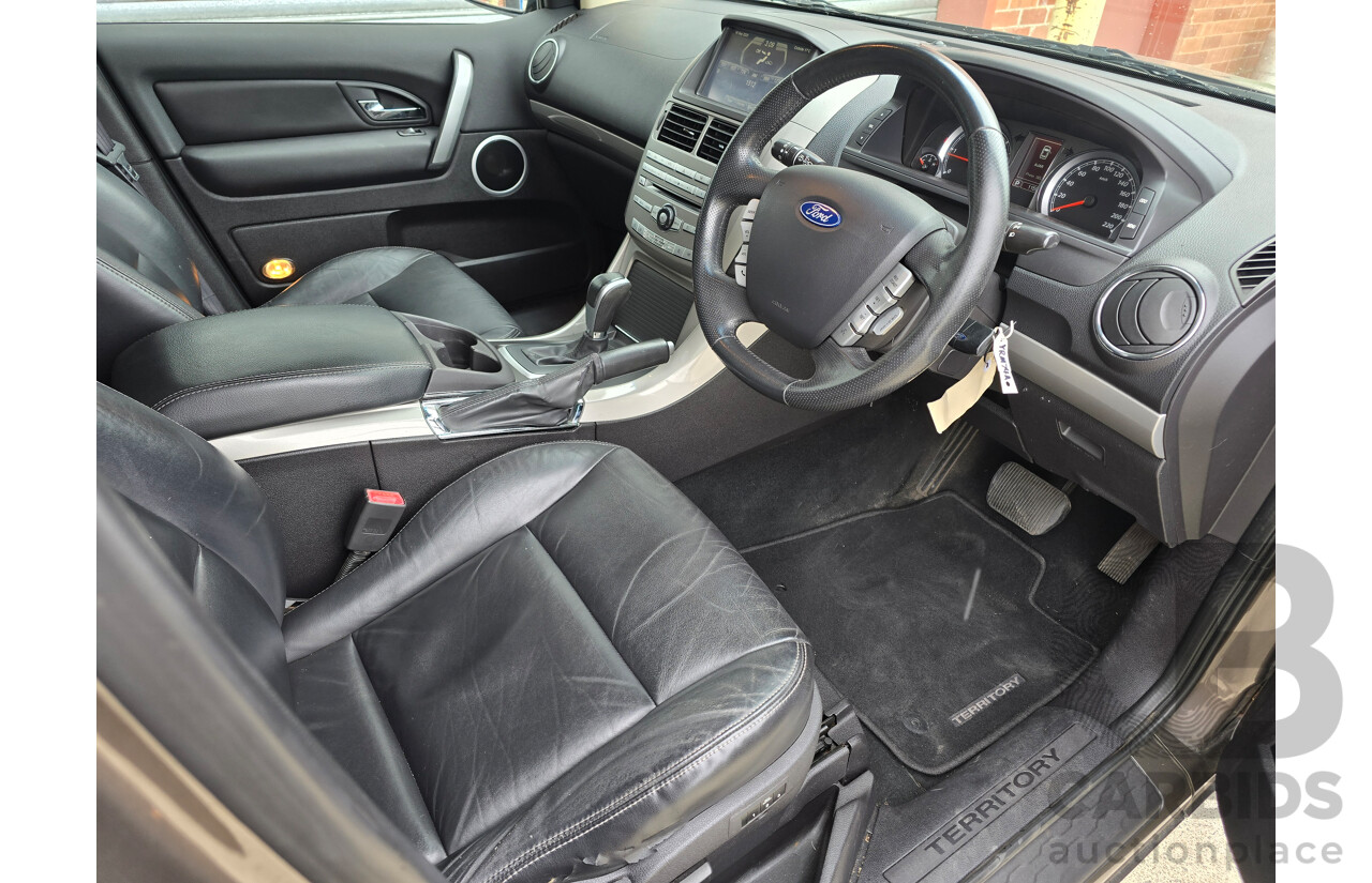 10/2012 Ford Territory Titanium SZ 4d Wagon Havana Brown Metallic Turbo Diesel 2.7L - 7 Seater