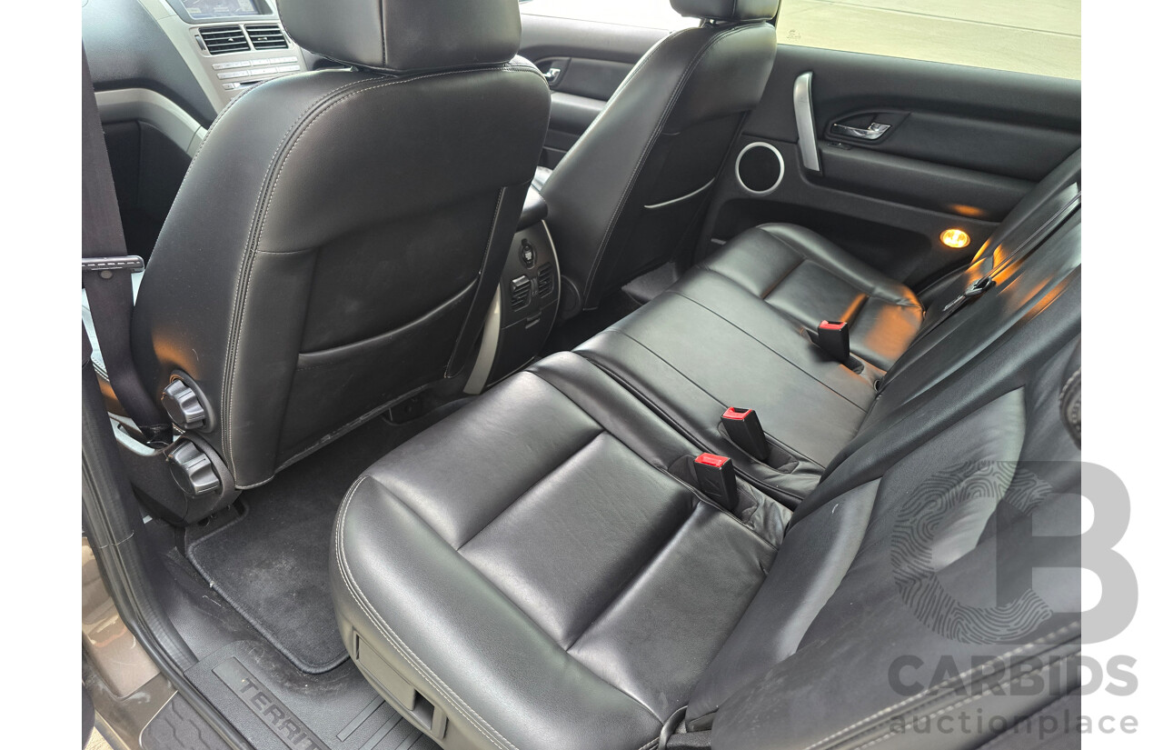 10/2012 Ford Territory Titanium SZ 4d Wagon Havana Brown Metallic Turbo Diesel 2.7L - 7 Seater