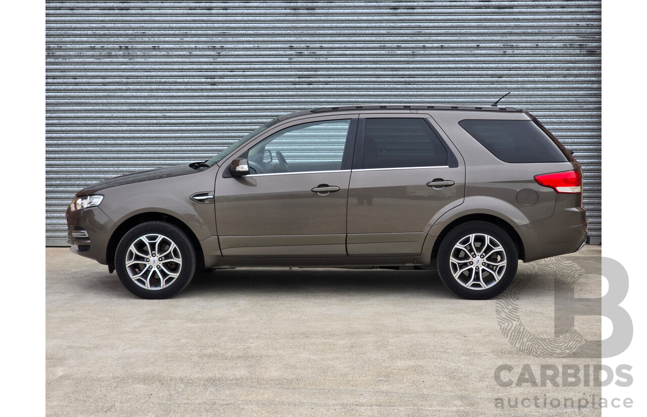 10/2012 Ford Territory Titanium SZ 4d Wagon Havana Brown Metallic Turbo Diesel 2.7L - 7 Seater