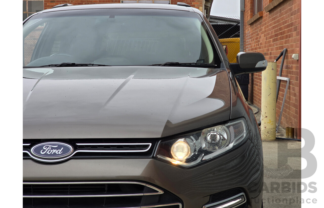 10/2012 Ford Territory Titanium SZ 4d Wagon Havana Brown Metallic Turbo Diesel 2.7L - 7 Seater
