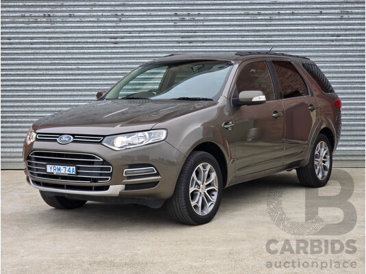10/2012 Ford Territory Titanium SZ 4d Wagon Havana Brown Metallic Turbo Diesel 2.7L - 7 Seater