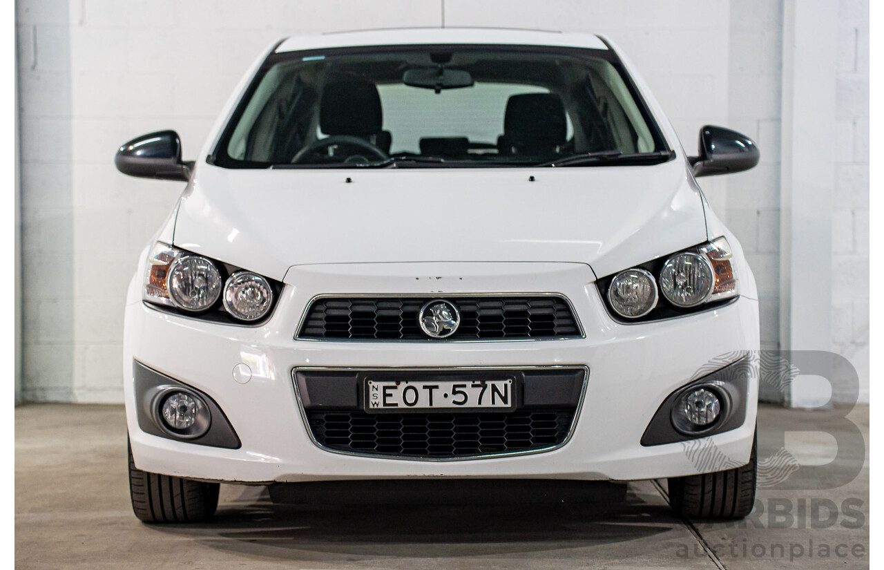 11/2015 Holden Barina X (FWD) TM MY16 5d Hatchback Summit White 1.6L