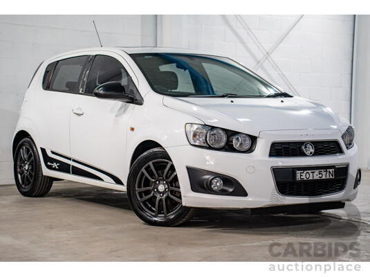11/2015 Holden Barina X (FWD) TM MY16 5d Hatchback Summit White 1.6L