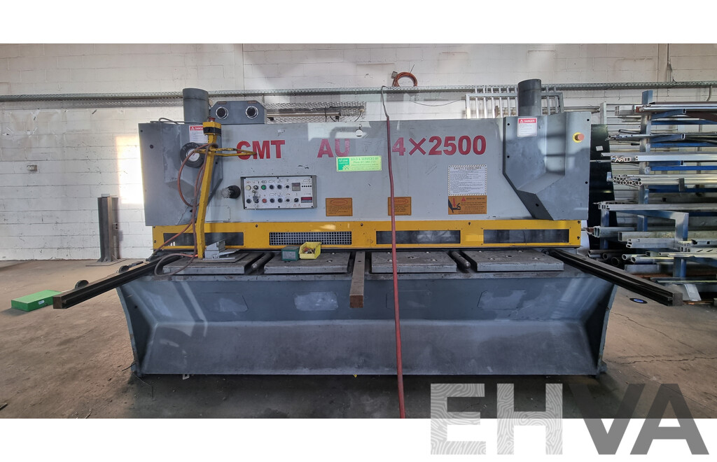 09/2006, CMT AU 4 X 2500, Industrial Hydraulic Sheer Guillotine Machine