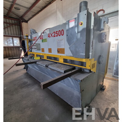 09/2006, CMT AU 4 X 2500, Industrial Hydraulic Sheer Guillotine Machine