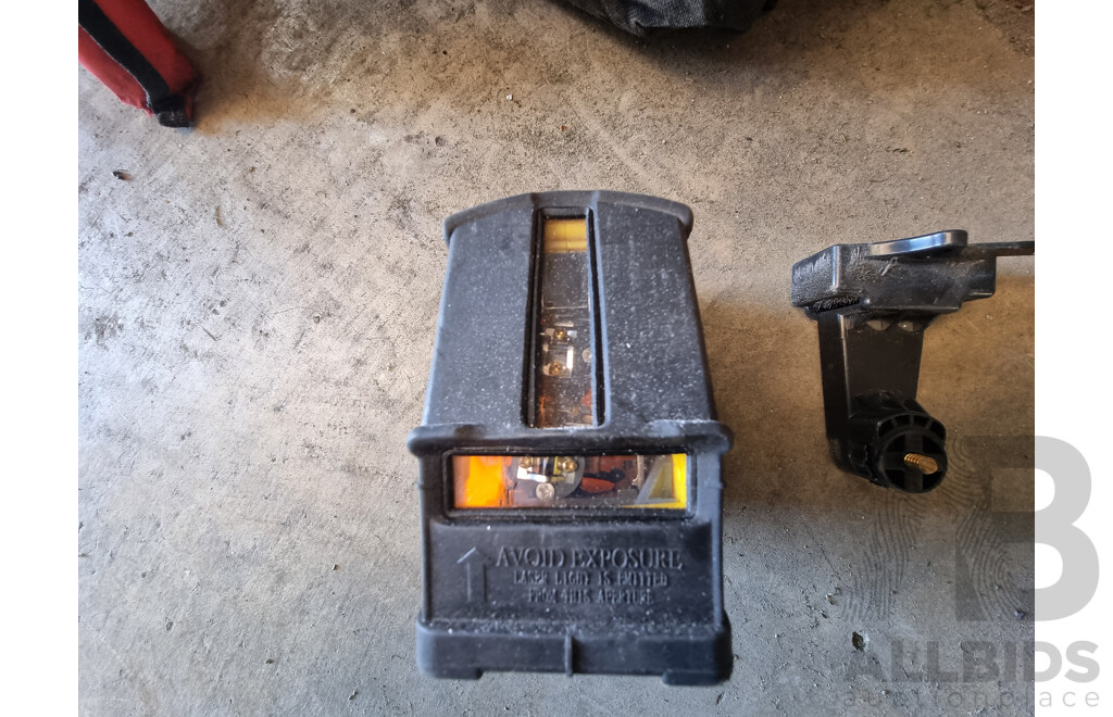 Assorted Job Lot - General A3 Pro Rotary Laser Level, Tripod, Crossliner & Powerline ETC