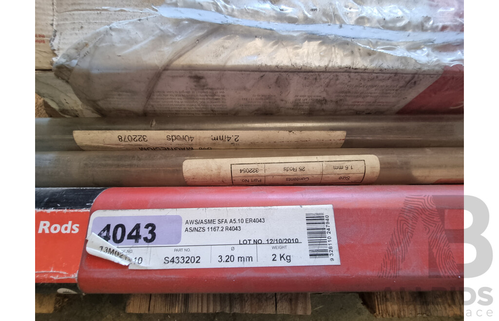 Assorted Job Lot - Quantity of Welding Rods & Wire Reels ETC