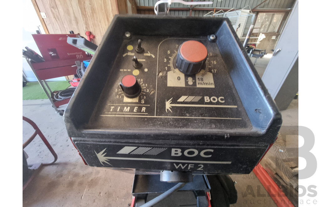 Boc Gas 320R Mig Remote Welder with WF2 Wire Feeder