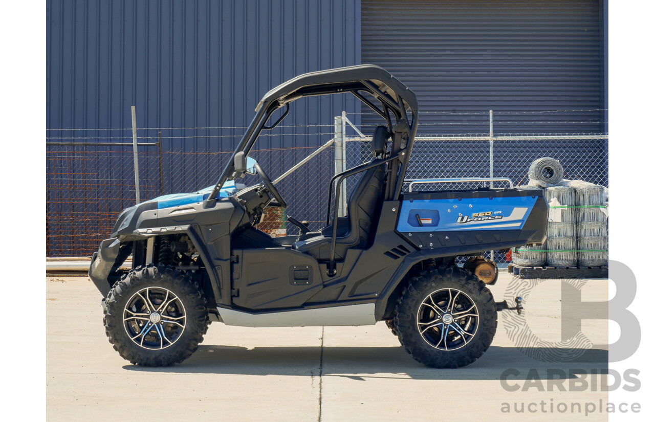 08/2020, CFMOTO U Force 550EPS Side by Side UTV, Manual Tipper Tray & X-Bull Winch with Remote