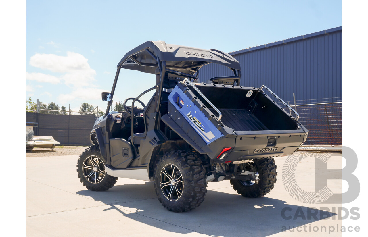 08/2020, CFMOTO U Force 550EPS Side by Side UTV, Manual Tipper Tray & X-Bull Winch with Remote