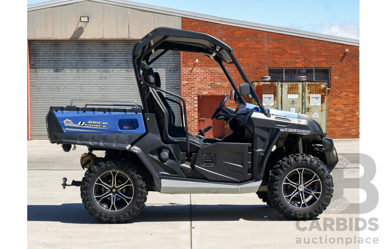 08/2020, CFMOTO U Force 550EPS Side by Side UTV, Manual Tipper Tray & X-Bull Winch with Remote
