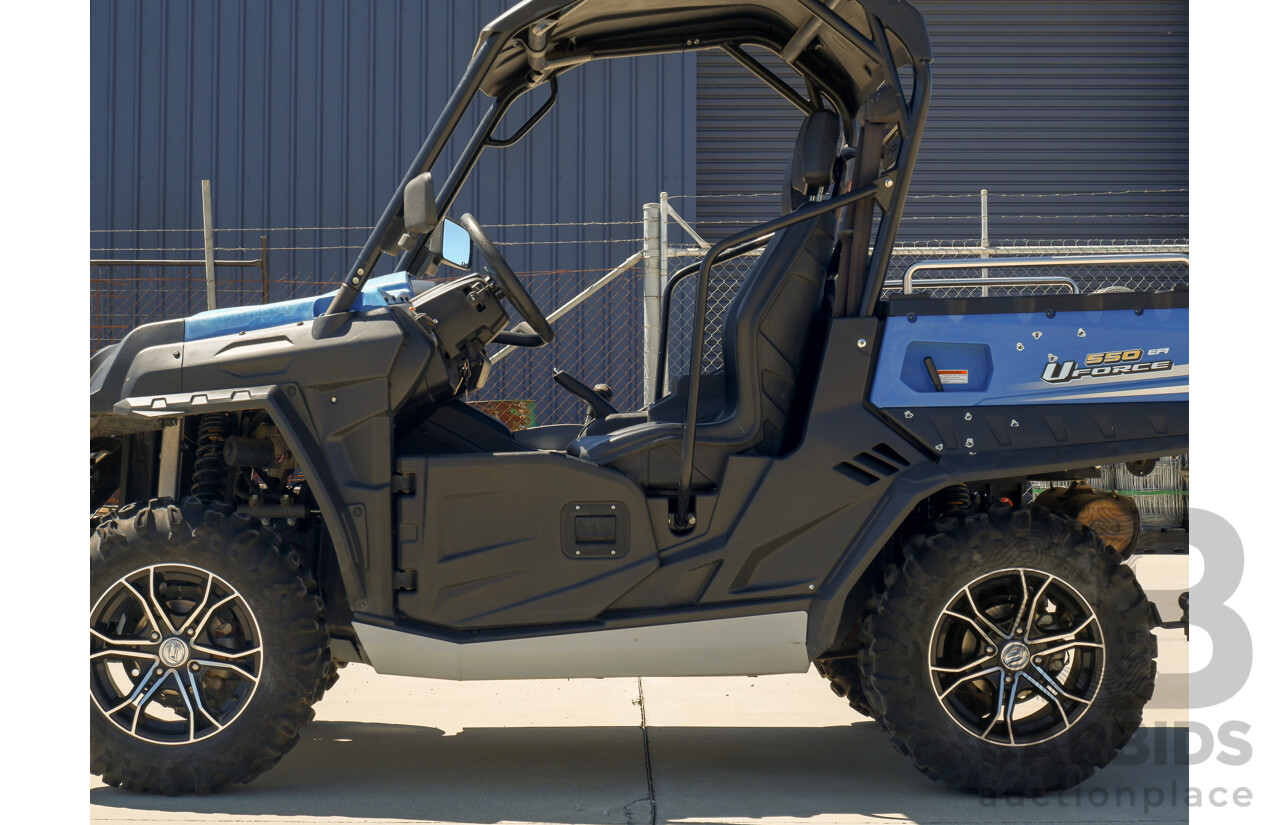 08/2020, CFMOTO U Force 550EPS Side by Side UTV, Manual Tipper Tray & X-Bull Winch with Remote