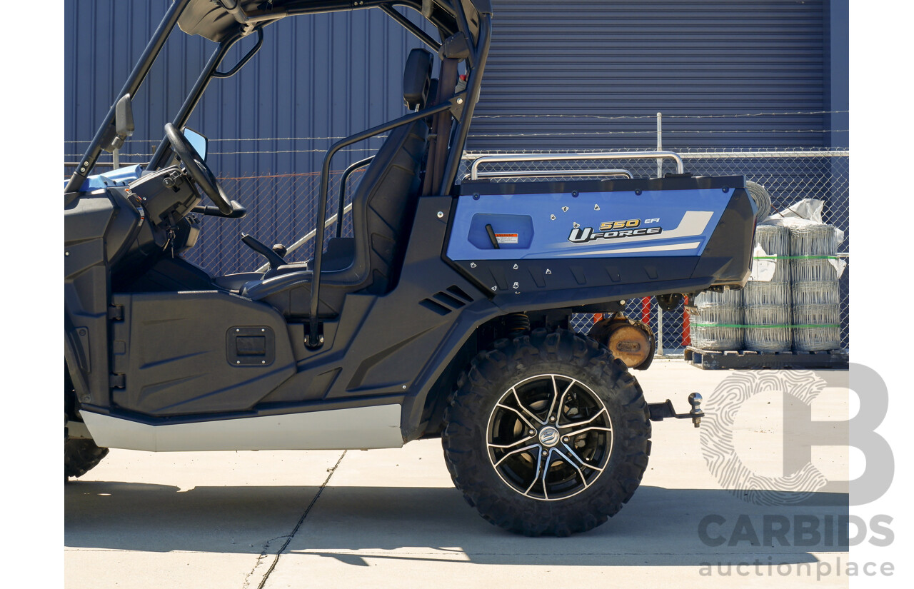 08/2020, CFMOTO U Force 550EPS Side by Side UTV, Manual Tipper Tray & X-Bull Winch with Remote