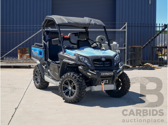 08/2020, CFMOTO U Force 550EPS Side by Side UTV, Manual Tipper Tray & X-Bull Winch with Remote