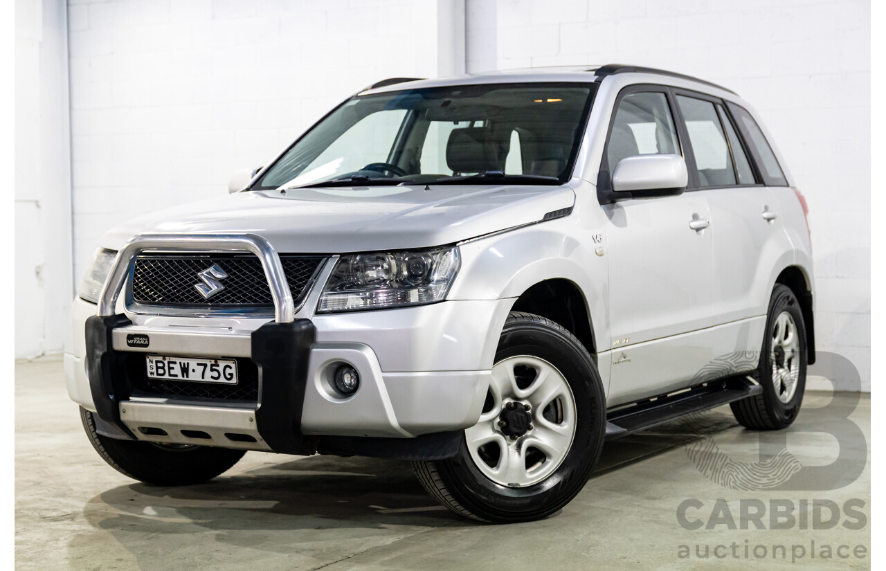 1/2008 Suzuki Grand Vitara Prestige Trekker JT 4d Wagon Silky Silver Metallic V6 2.7L