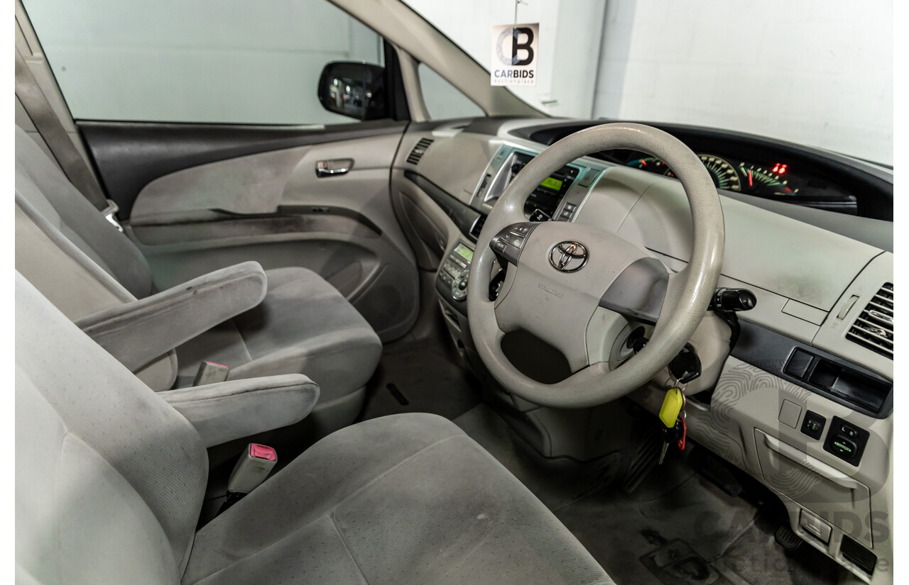 4/2007 Toyota Tarago GLi V6 GSR50R 4d Wagon Silver Pearl V6 3.5L - 8 Seater