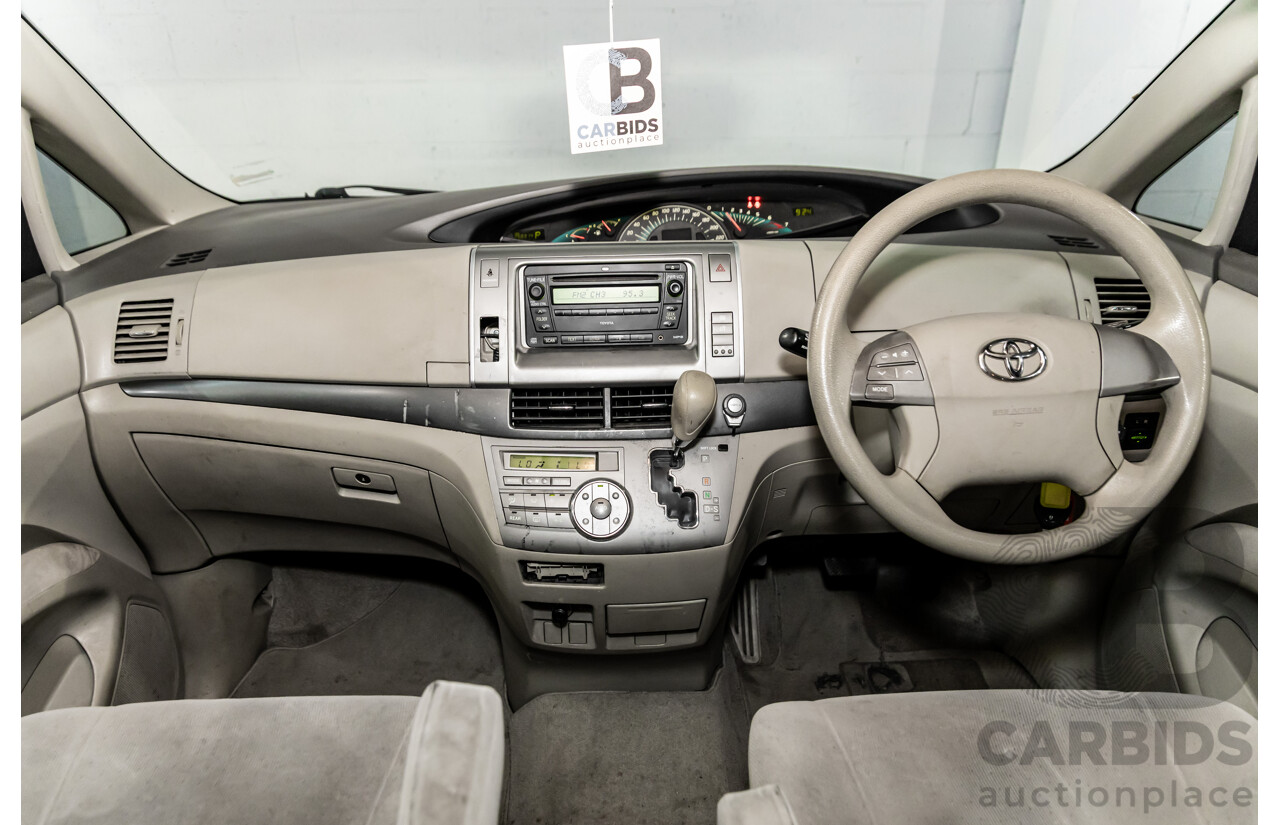 4/2007 Toyota Tarago GLi V6 GSR50R 4d Wagon Silver Pearl V6 3.5L - 8 Seater