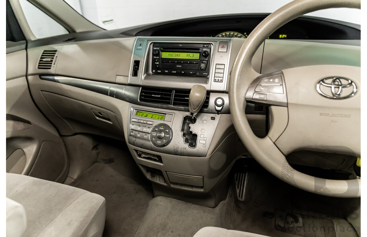 4/2007 Toyota Tarago GLi V6 GSR50R 4d Wagon Silver Pearl V6 3.5L - 8 Seater