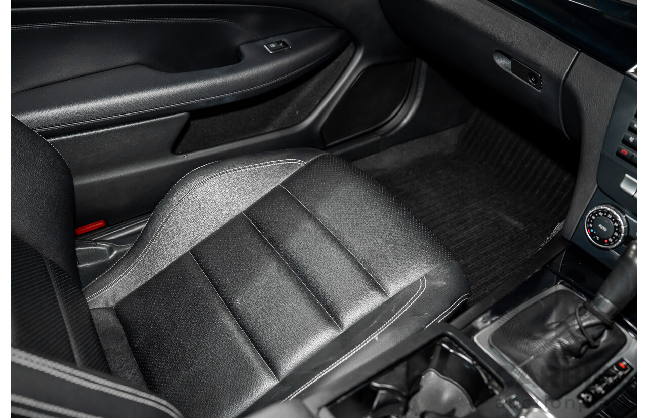 7/2015 Mercedes-Benz C180 W204 MY14 2d Coupe Palladium Silver Metallic Turbo 1.6L