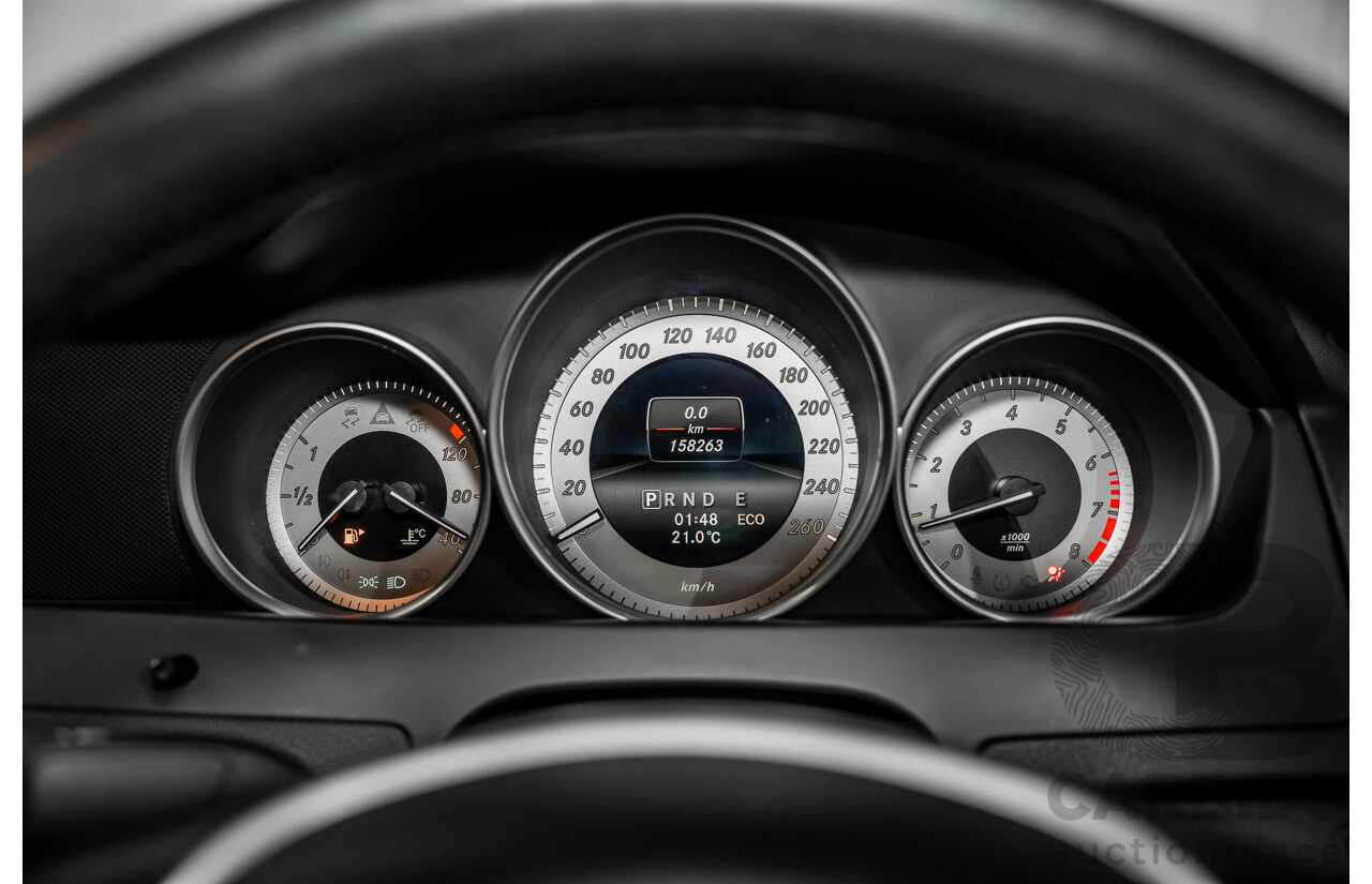 7/2015 Mercedes-Benz C180 W204 MY14 2d Coupe Palladium Silver Metallic Turbo 1.6L