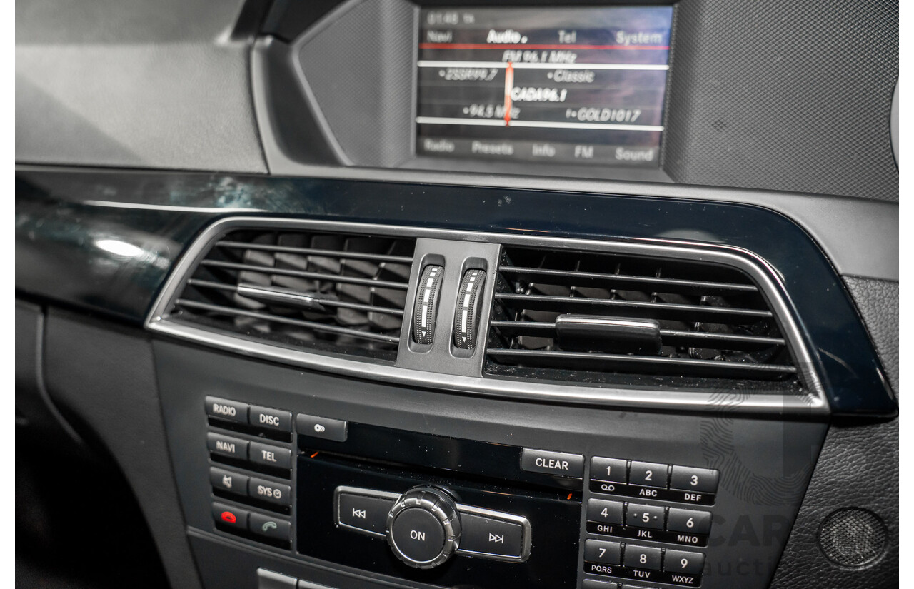 7/2015 Mercedes-Benz C180 W204 MY14 2d Coupe Palladium Silver Metallic Turbo 1.6L