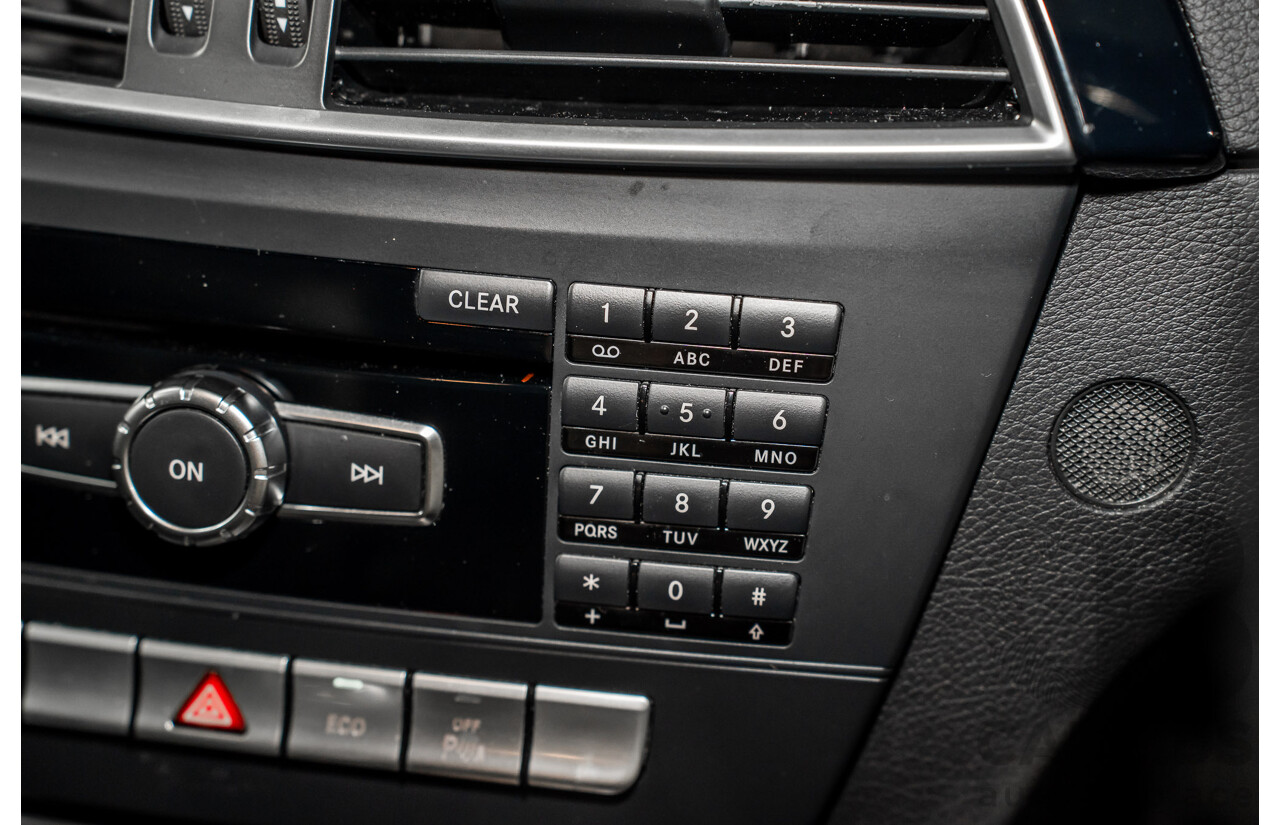 7/2015 Mercedes-Benz C180 W204 MY14 2d Coupe Palladium Silver Metallic Turbo 1.6L