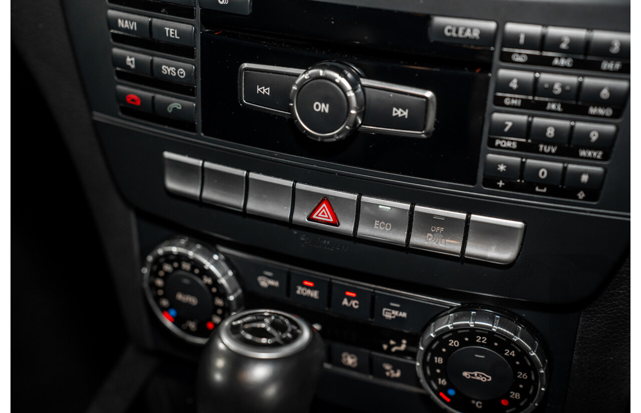 7/2015 Mercedes-Benz C180 W204 MY14 2d Coupe Palladium Silver Metallic Turbo 1.6L