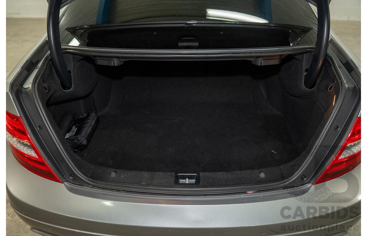 7/2015 Mercedes-Benz C180 W204 MY14 2d Coupe Palladium Silver Metallic Turbo 1.6L