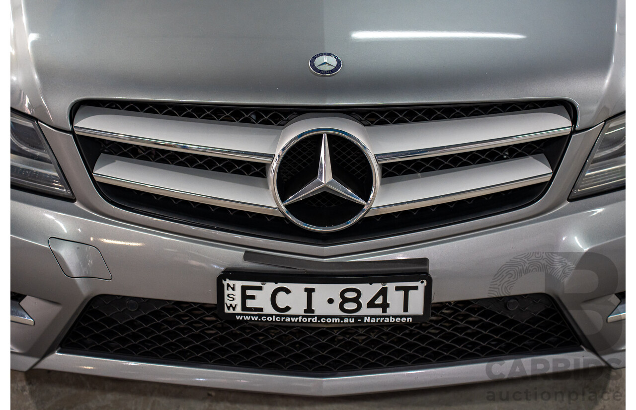 7/2015 Mercedes-Benz C180 W204 MY14 2d Coupe Palladium Silver Metallic Turbo 1.6L