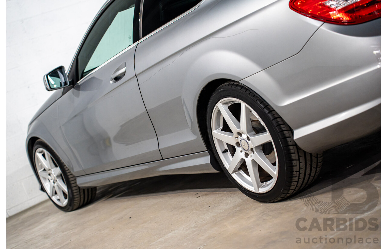 7/2015 Mercedes-Benz C180 W204 MY14 2d Coupe Palladium Silver Metallic Turbo 1.6L